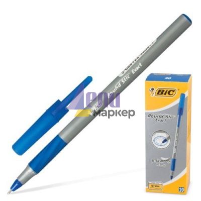 Химикалка Bic Round Stic Exact 0.3 mm Синя