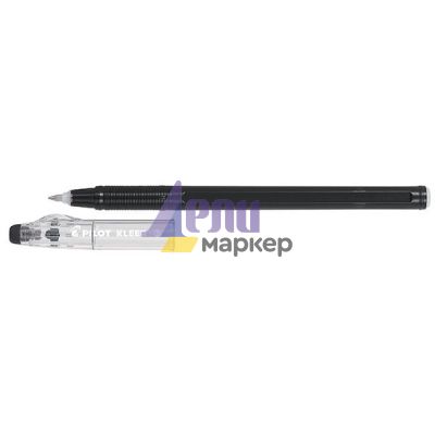 Химикалка с гума Pilot Kleer 0.7 mm Черна