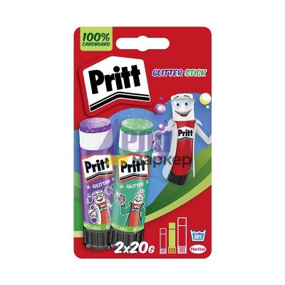 Лепило Pritt Glitter Stick Сухо 2x20 g