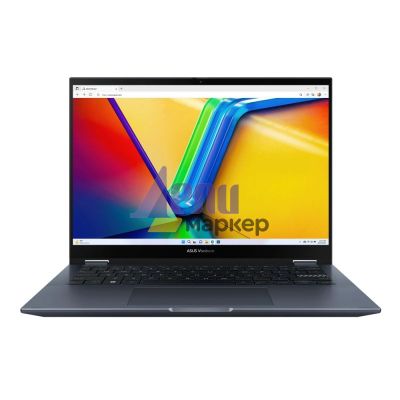 Лаптоп Asus Vivobook S Flip OLED TP3402VA-KN311W, Intel i5-13500H,14"OLED ,2.8K (2880 x 1800), DDR4 16GB, 512 GB SSD, Windows 11 Home, Blue